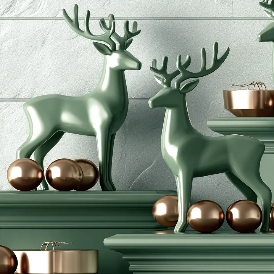 Modern Minimal Holiday Scene